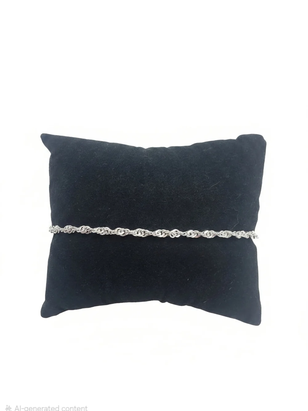 .925 Classic Silver Rope Chain Bracelet - 7.5in Unisex